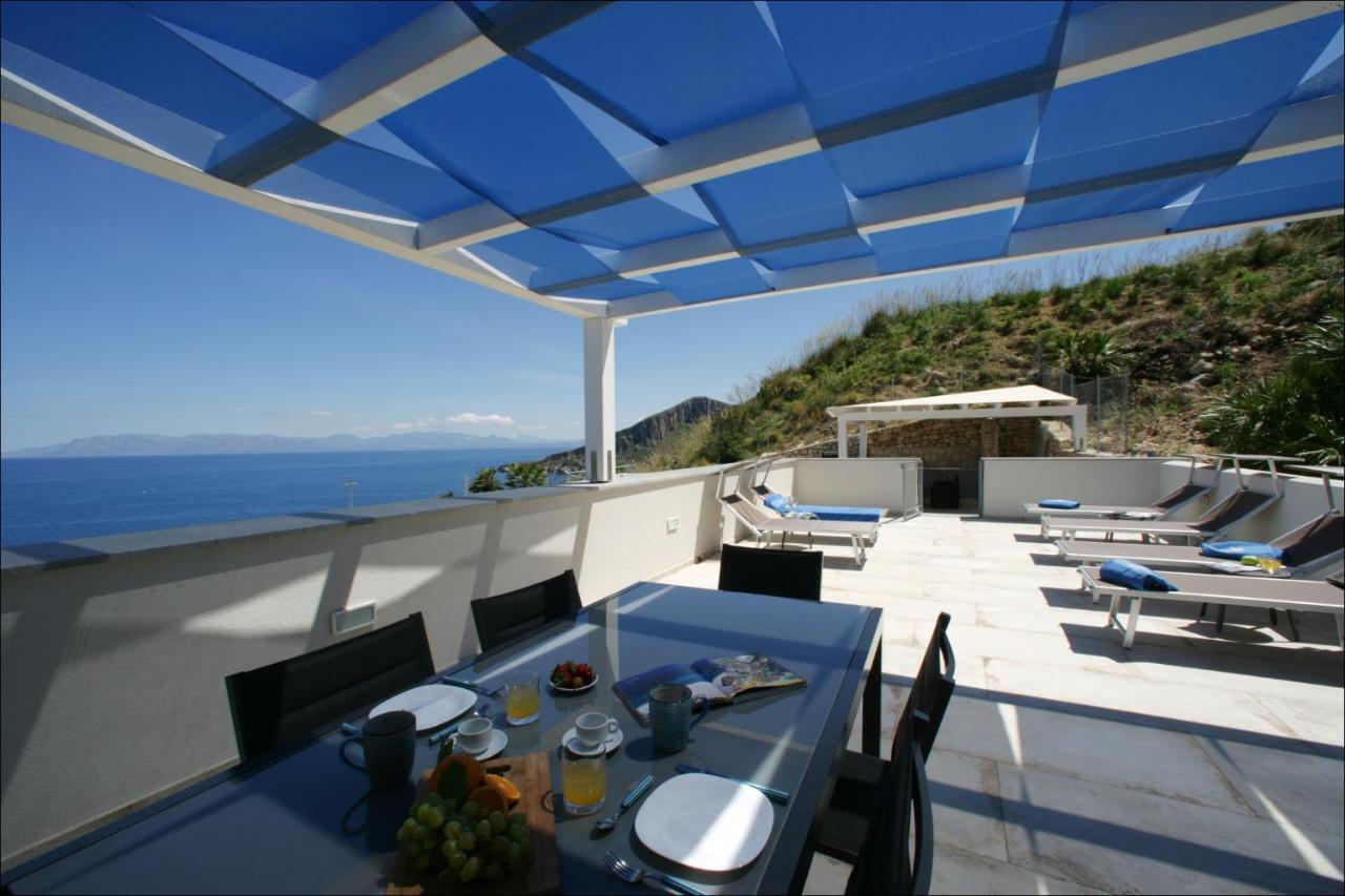 Villa Antonia - Vasca Idromassaggio Terrazza Vista Mare San Vito Lo Capo Exterior foto